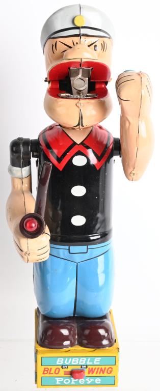 LINEMAR BATTERY OP POPEYE BUBBLE BLOWER (1 of 5)