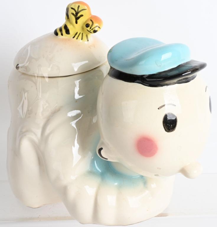 AMERICAN BISQUE SEET PEA COOKIE JAR (1 of 6)