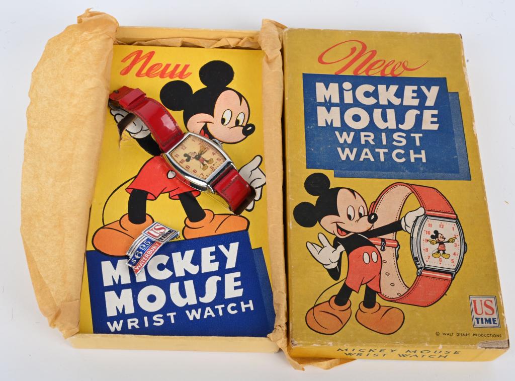 INGERSOLL US TIME NEW MICKEY MOUSE WATCH w/ BOX (1 of 4)