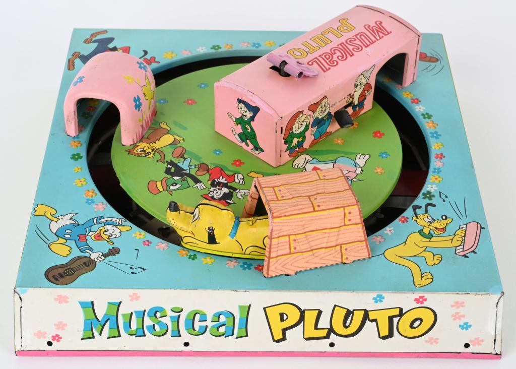 MARX TIN WINDUP MUSICAL PLUTO (1 of 5)