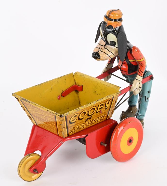 MARX TIN WINDUP GOOFY THE GARDENER (1 of 4)