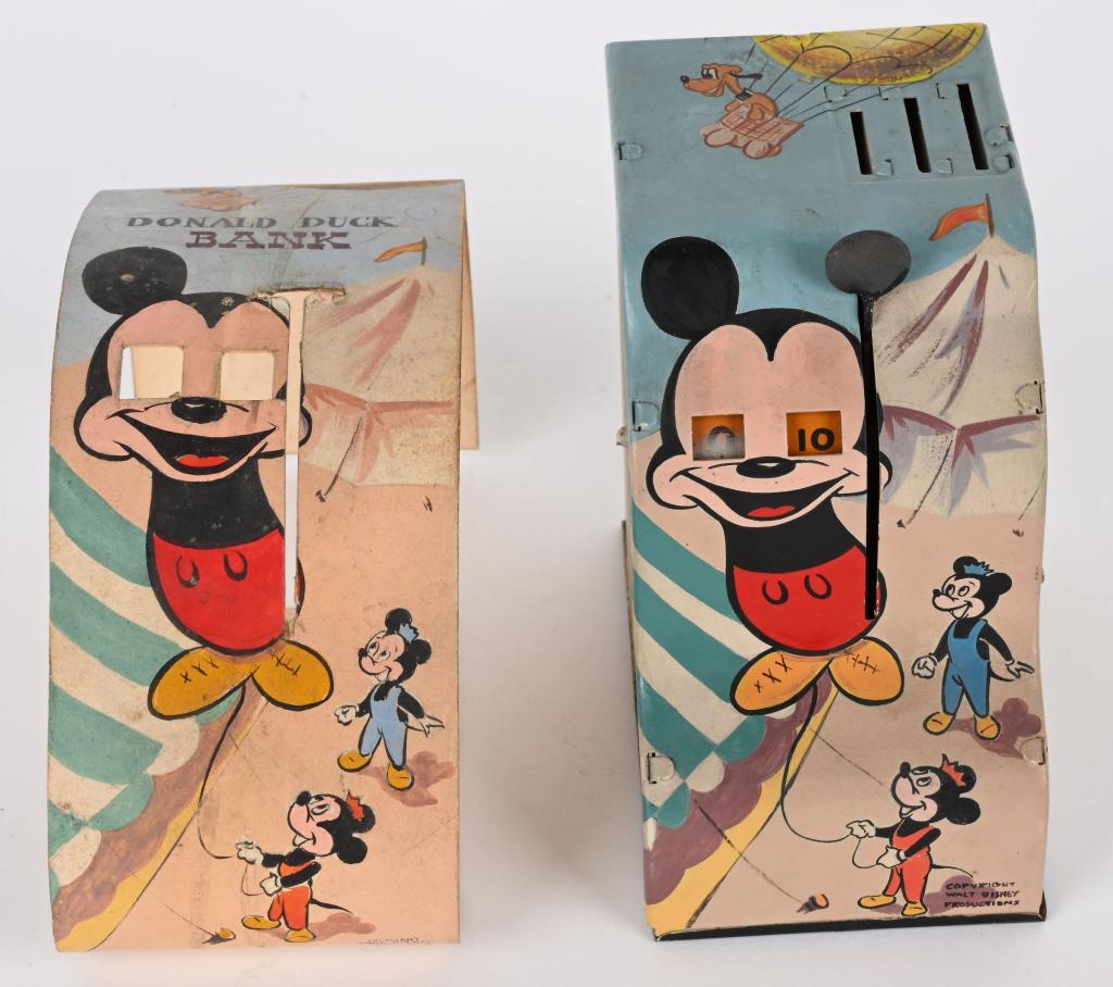 MARX PROTOTYPE MICKEY MOUSE DONALD DUCK BANK (1 of 11)