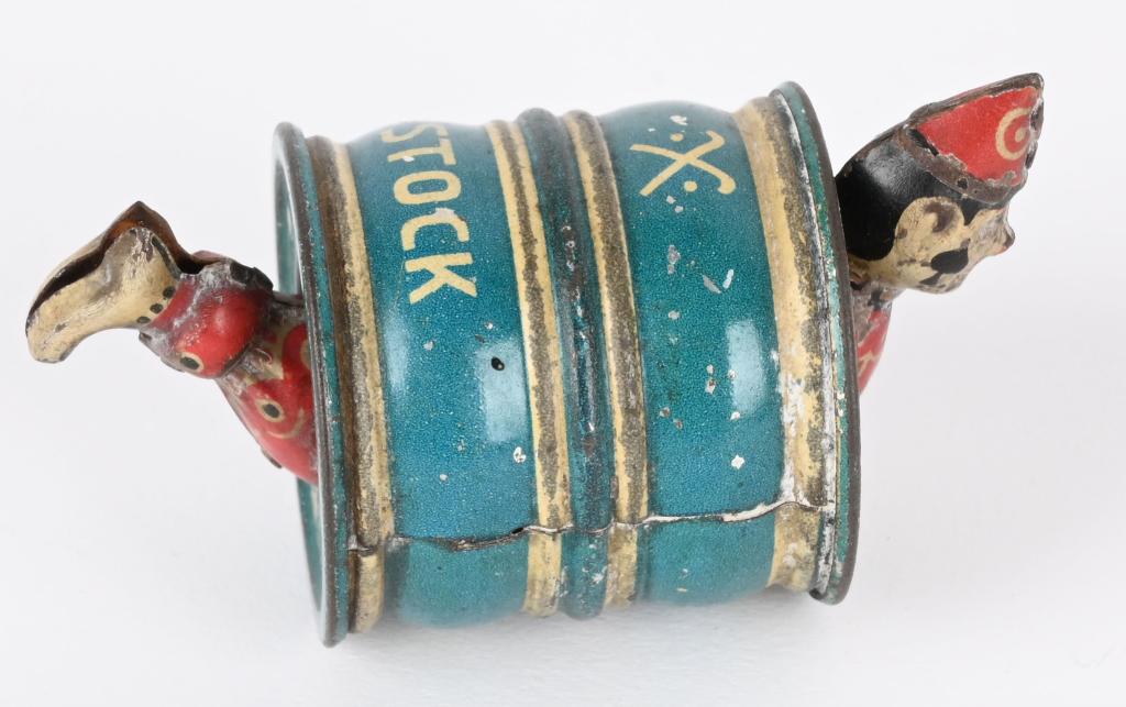 STOCK CLOWN IN BARREL PENNY TOY (1 of 5)