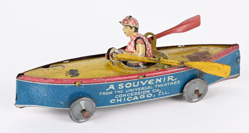 GERMAN SOUVENIR SCULL PENNY TOY (1 of 4)