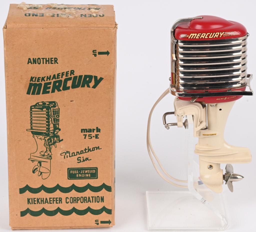 1957 MERCURY 75E OUTBOARD MOTOR w/ BOX (1 of 8)