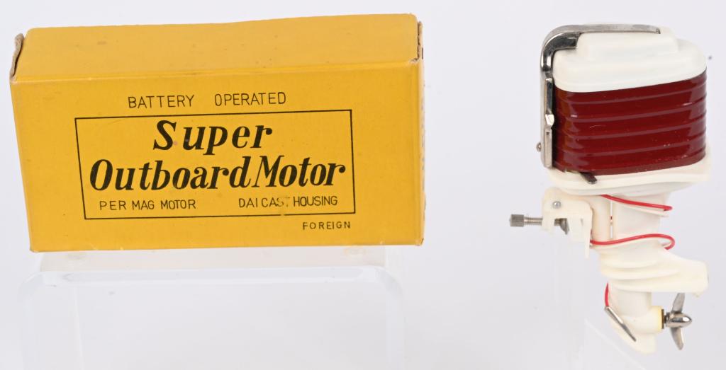 JAPAN SUPER OUTBOARD MOTOR w/ BOX (1 of 12)