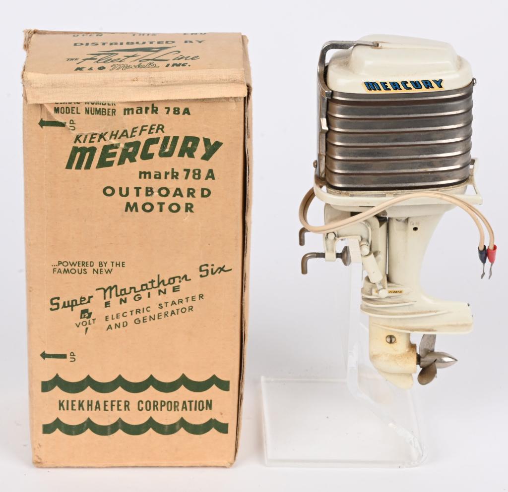 1959 MERCURY MERC 78A OUTBOARD MOTOR w/ BOX (1 of 14)