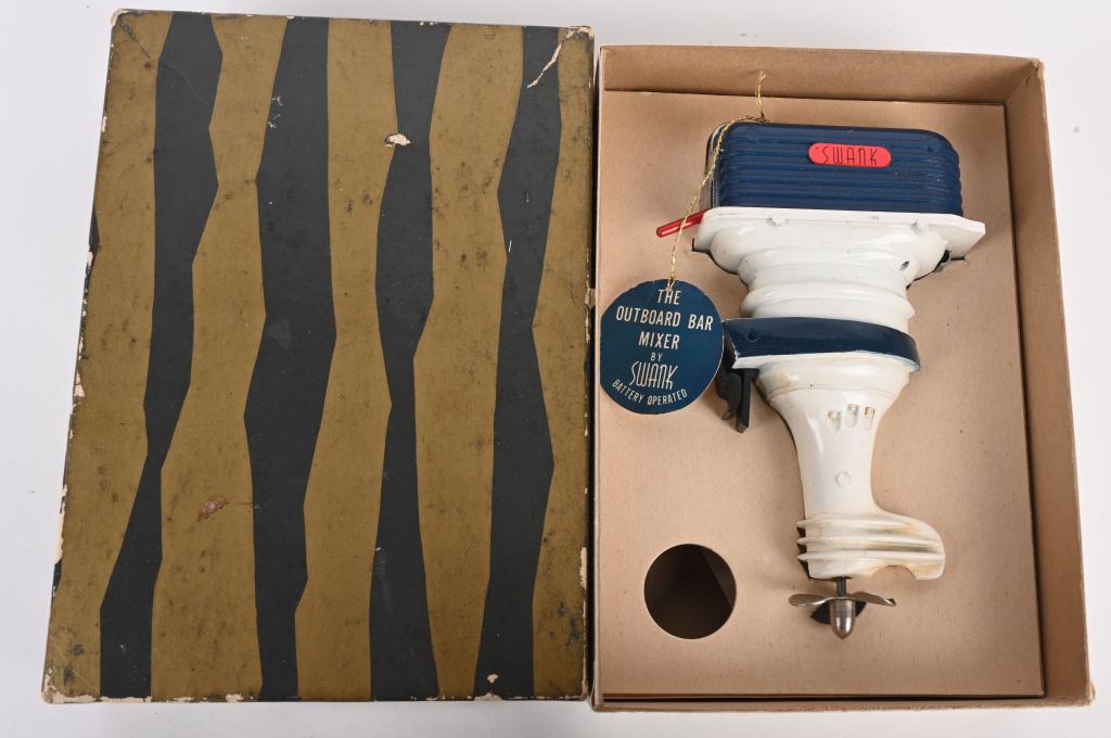 SWANK OUTBOARD MOTOR BAR MIXER w/ BOX (1 of 10)