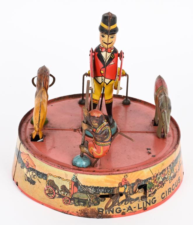 MARX TIN WINDUP RING-A-LING CIRCUS (1 of 4)
