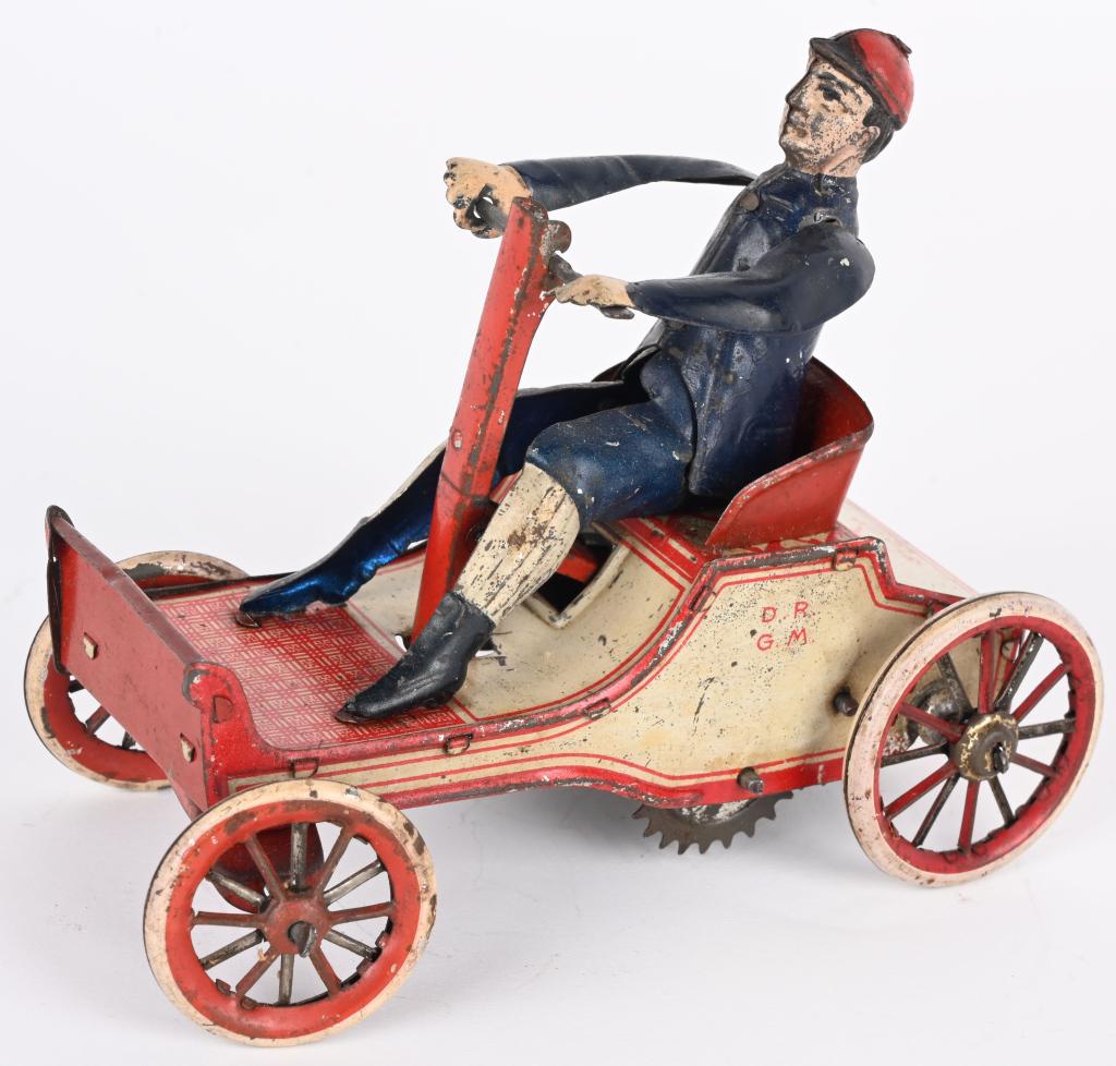 STOCK TIN WINDUP BOY ON IRISH MAIL (1 of 5)