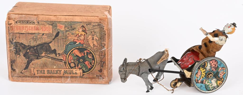 LEHMANN TIN WINDUP BALKY MULE w/ BOX (1 of 8)