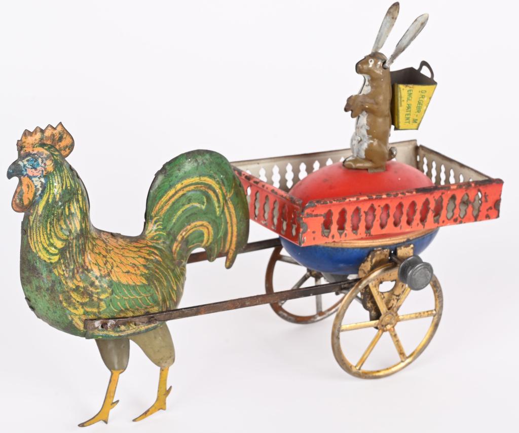 LEHMANN FLYWHEEL DUO RABBIT & CHICKEN CART (1 of 4)