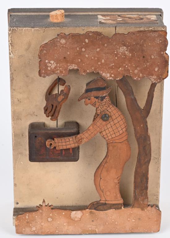 GERMAN ORGAN GRINDER & MONKEY SAND TOY (1 of 5)