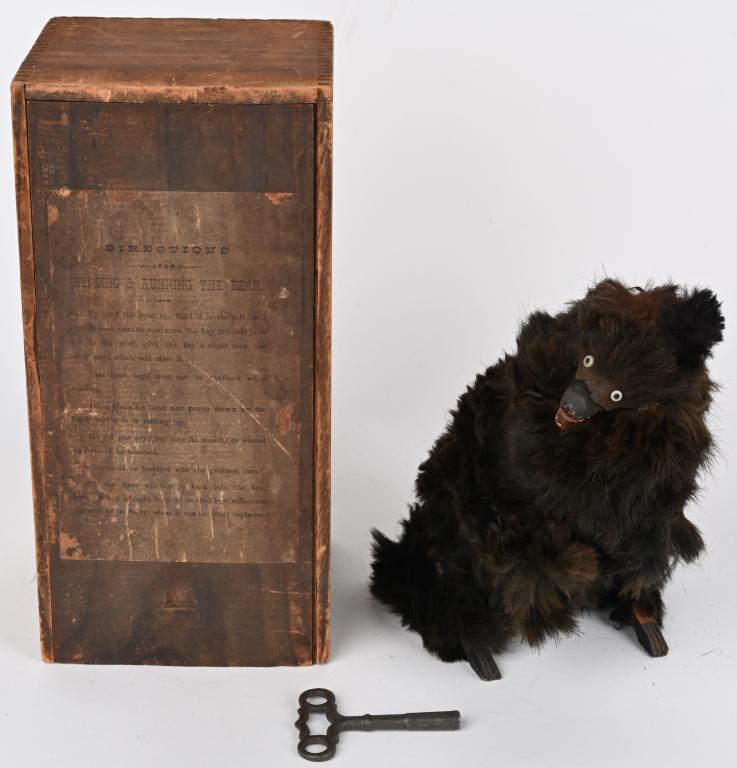 IVES MECHANICAL BEAR w/ BOX (1 of 8)