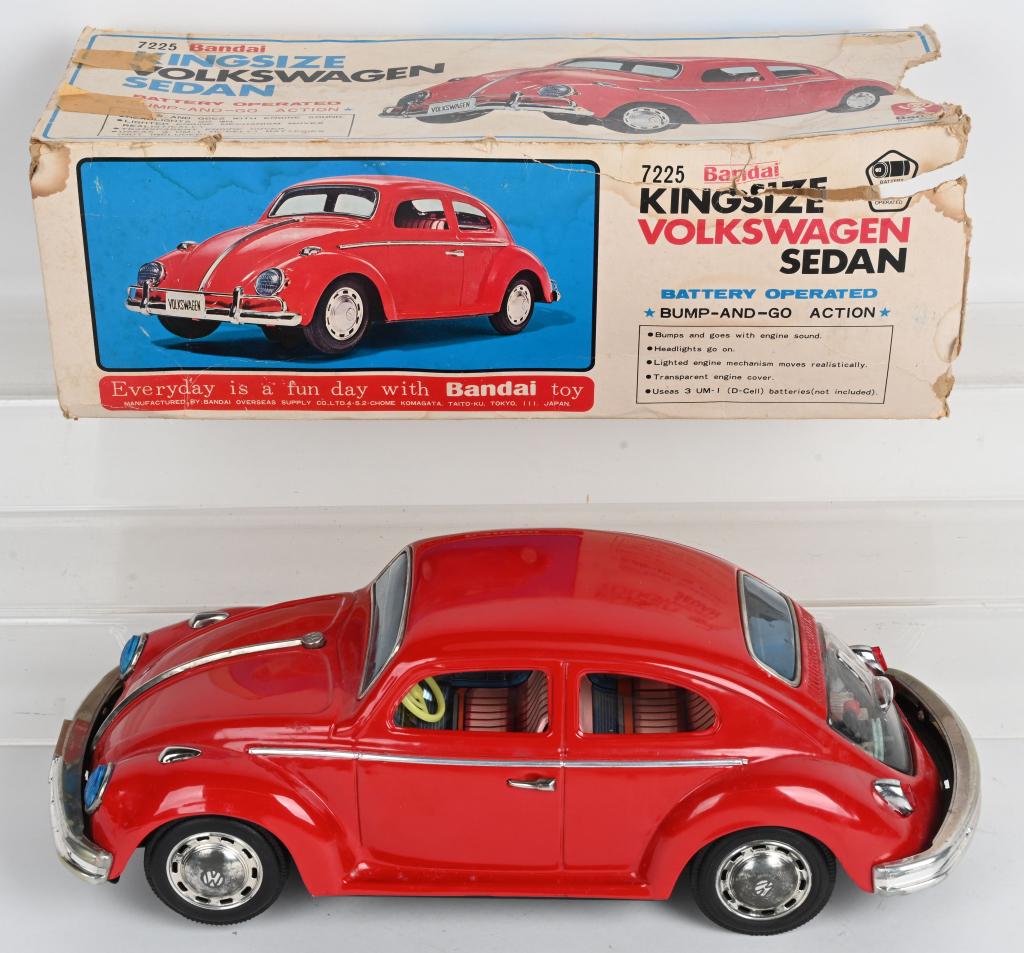 BANDAI BATTERY OP KINGSIZE VOLKSWAGON w/ BOX (1 of 8)