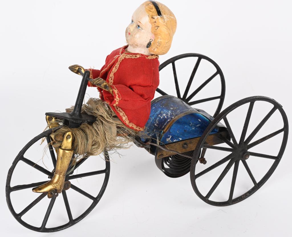 STEVENS & BROWN CLOCKWORK GIRL ON VELOCIPEDE (1 of 6)