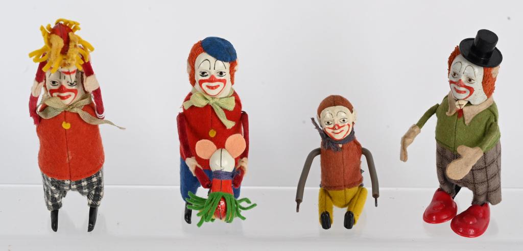 4- SCHUCO WINDUP CLOWNS (1 of 5)