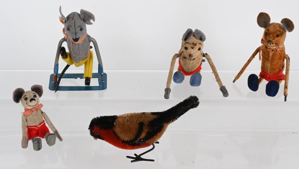 SCHUCO WINDUP MICE & BIRD (1 of 4)