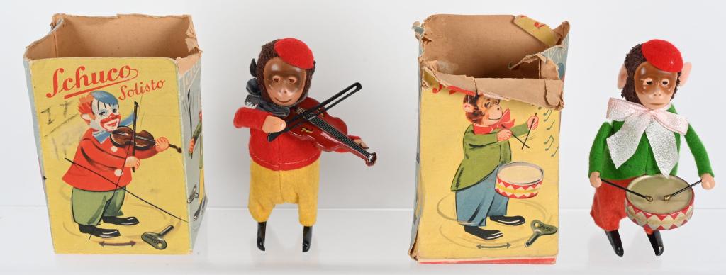 2- SCHUCO WINDUP MONKEYS w/ BOXES (1 of 5)