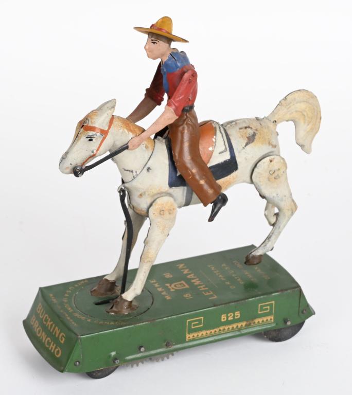 LEHMANN TIN WINDUP BUCKING BRONCHO (1 of 4)