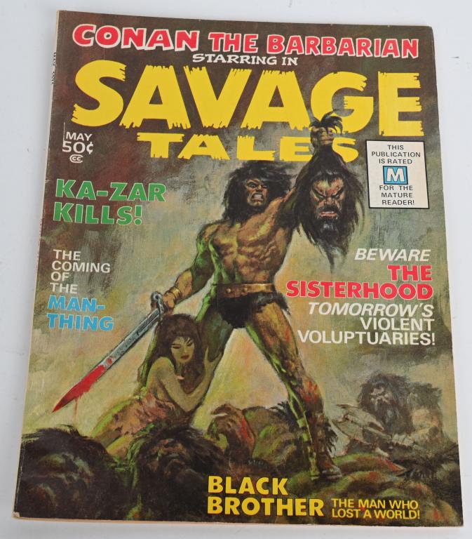 SAVAGE TALES #1 CONAN THE BARBARIAN COMIC BOOK (1 of 5)