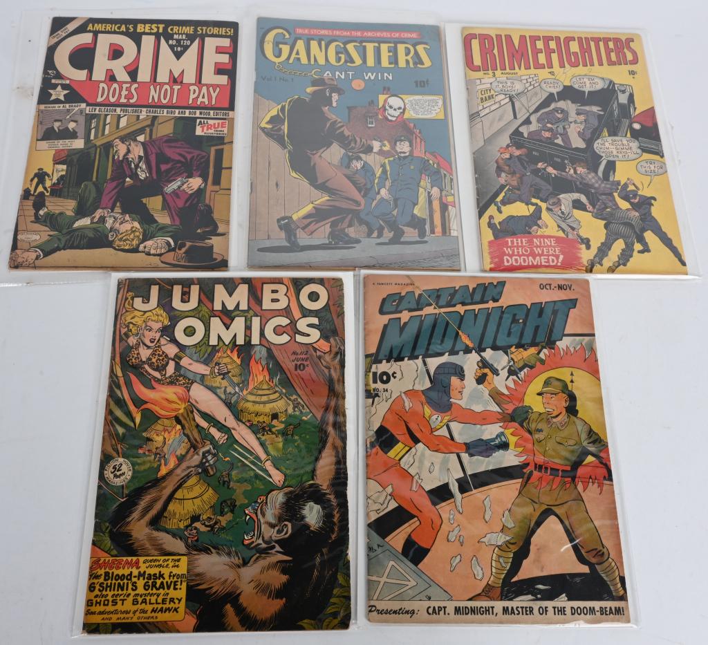 5- 10c CRIME COMIC BOOKS & MORE (1 of 4)