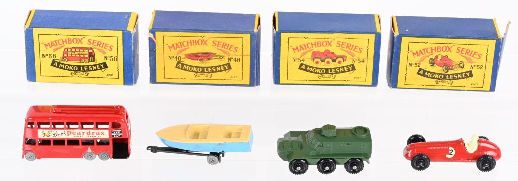 MOKO LESNEY MATCHBOX SERIES #48 #52 #54 & #56 MIB (1 of 3)