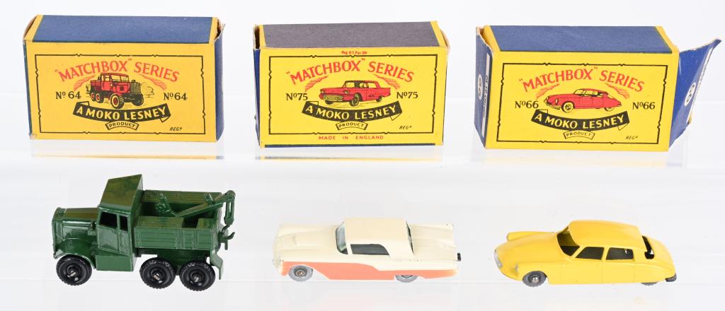 MOKO LESNEY MATCHBOX SERIES #64 #66 & #75 MIB (1 of 2)