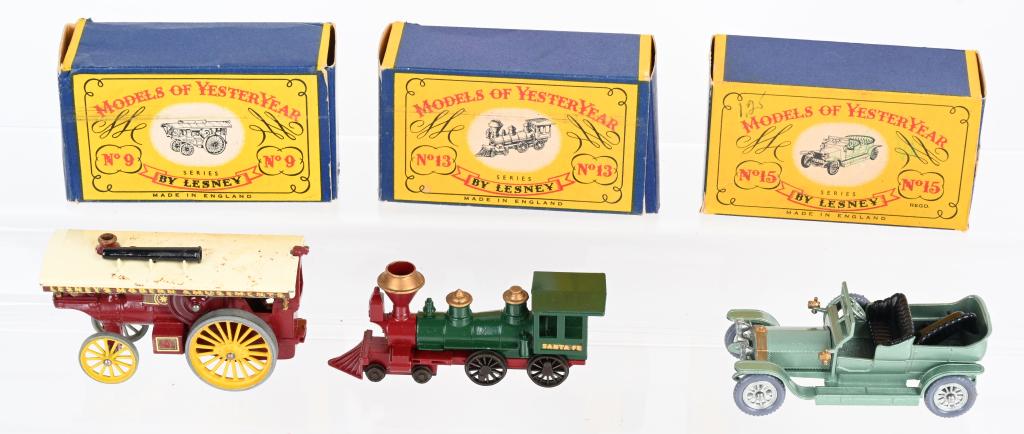 LESNEY MATCHBOX MODELS OF YESTERYEAR #9 #13 & #15 (1 of 2)