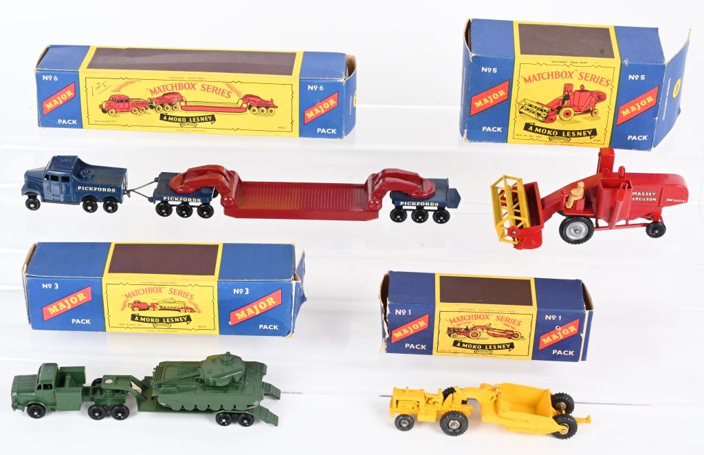 LESNEY MATCHBOX MAJOR PACK #1 #3 #5 #6 MIB (1 of 5)