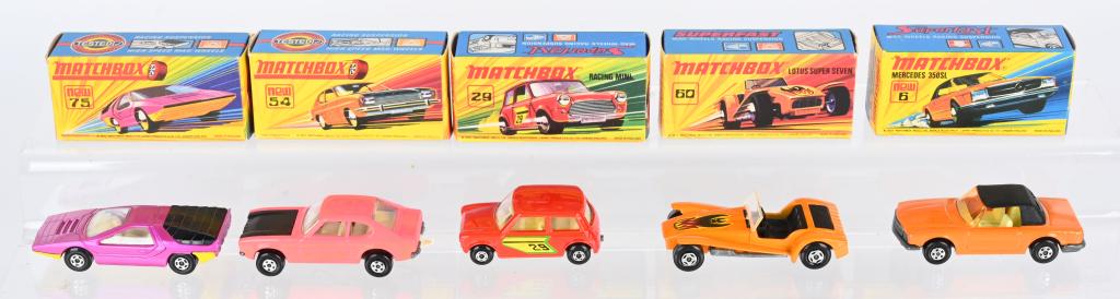 5- EARLY MATCHBOX CARS MIB (1 of 2)