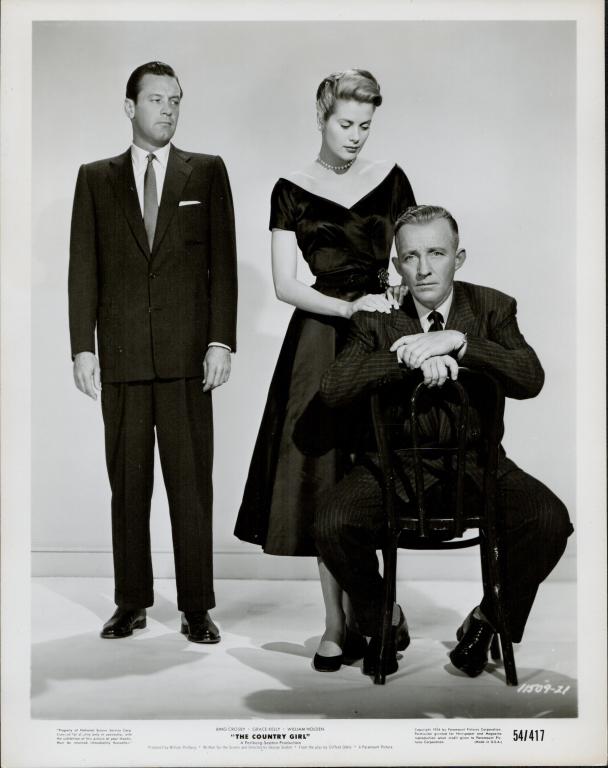 29- GRACE KELLY ORIGINAL STILLS - COUNTRY GIRL: 8x10, U.S., 1954, Paramount Grace Kelly, Bing Crosby, William Holden Drama. Condition: B