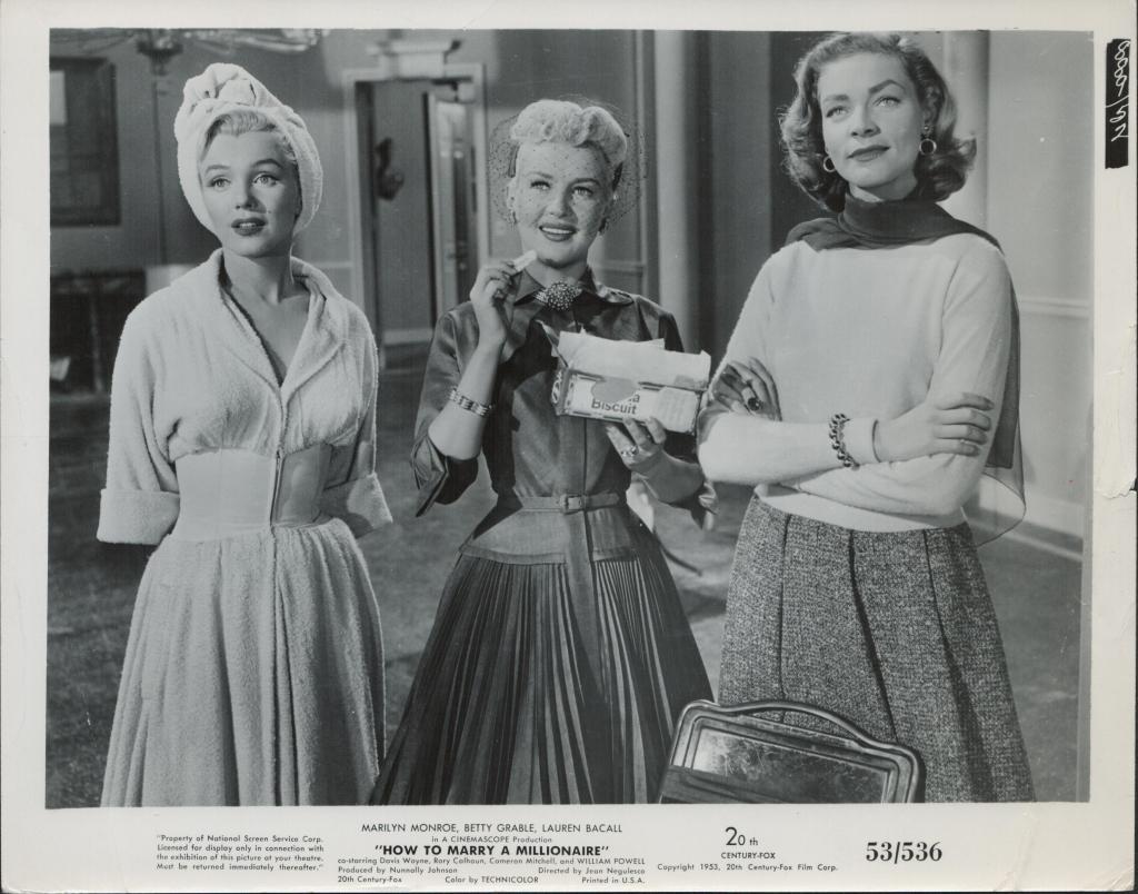 27-MARILYN MONROE ORG STILLS MARRY A MILLIONAIRE (1 of 4)