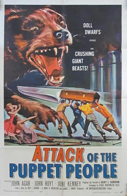 ATTACK OF THE PUPPET PEOPLE ONE SHEET (1 of 1)