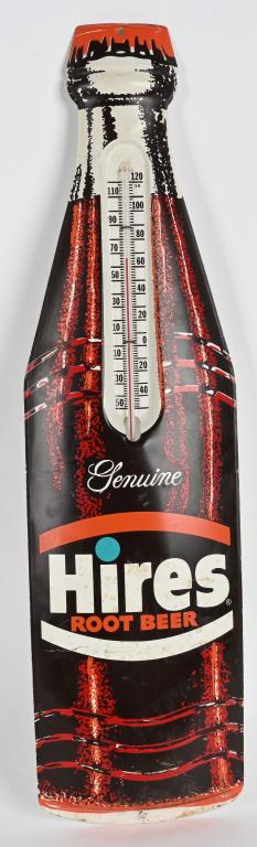 VINTAGE HIRES TIN THERMOMETER SIGN (1 of 5)