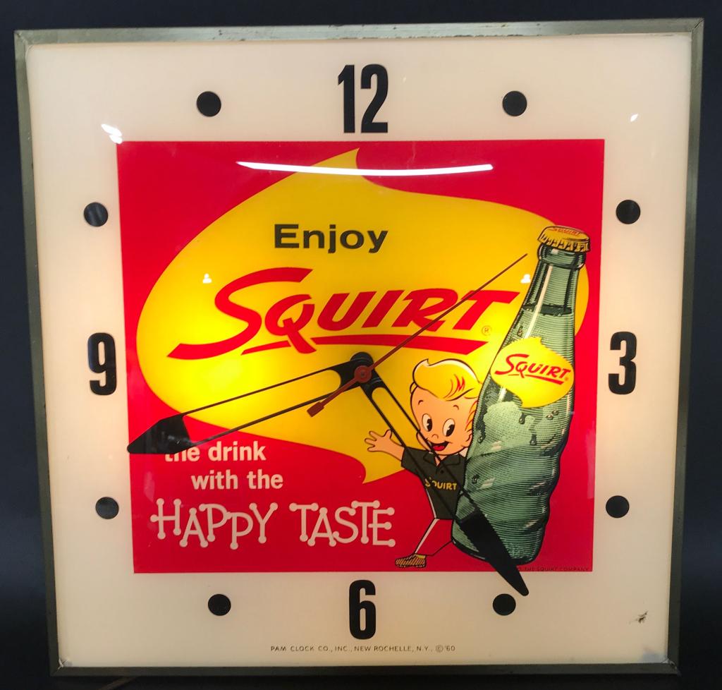 ENJOY SQUIRT PAM LIGHTUP CLOCK (1 of 3)