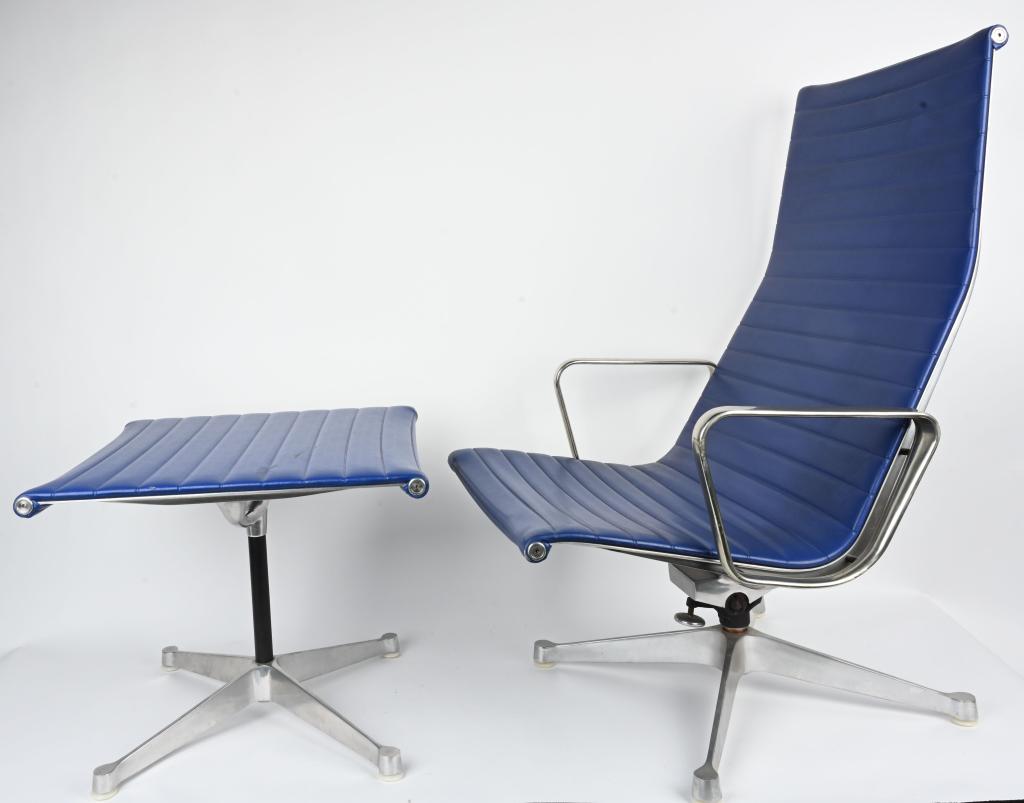 HERMAN MILLER EAMES CHAIR & FOOT STOOL (1 of 5)