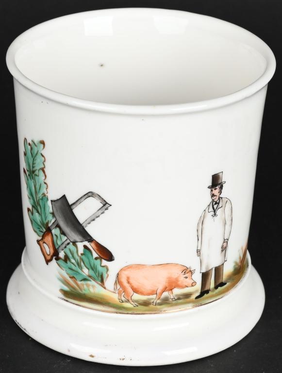 OCCUPATIONAL SHAVING MUG BUTCHER (1 of 4)