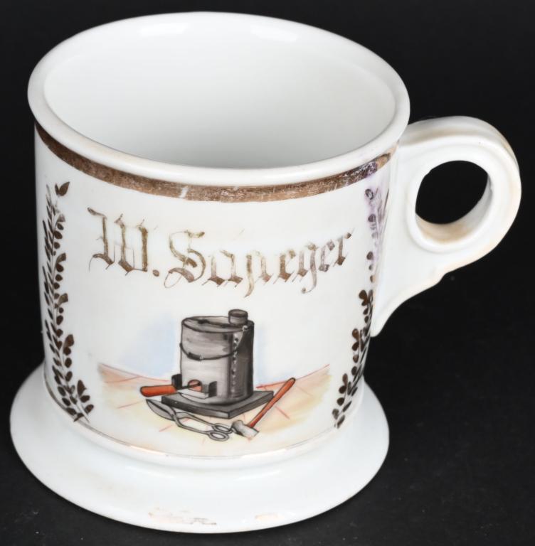 OCCUPATIONAL SHAVING MUG TINSMITH (1 of 3)