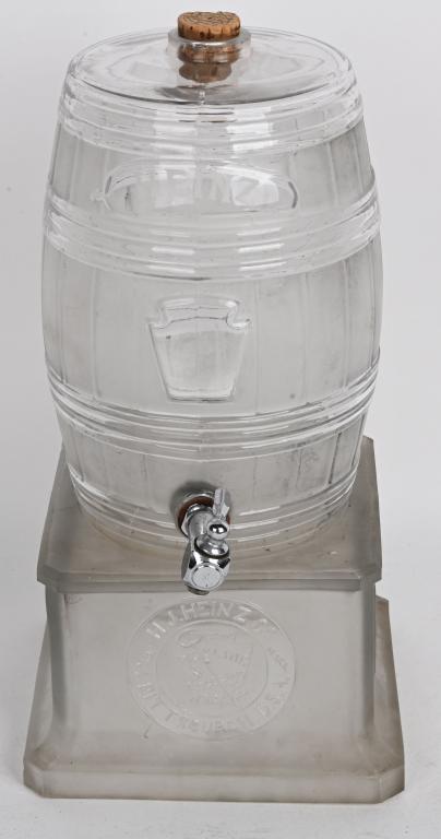 VINTAGE HEINZ CIDER VINEGAR ADVERTISING DISPENSER (1 of 9)