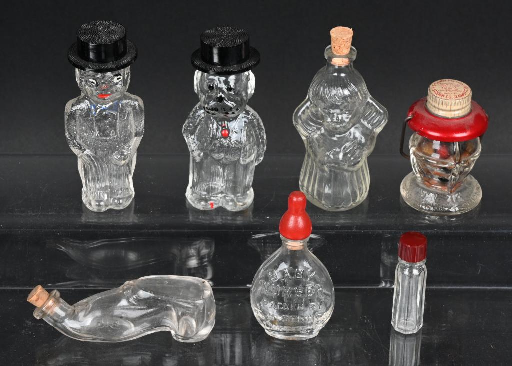7- GLASS CANDY CONTAINERS (1 of 3)