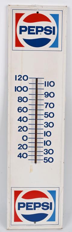 PEPSI TIN THERMOMETER (1 of 2)