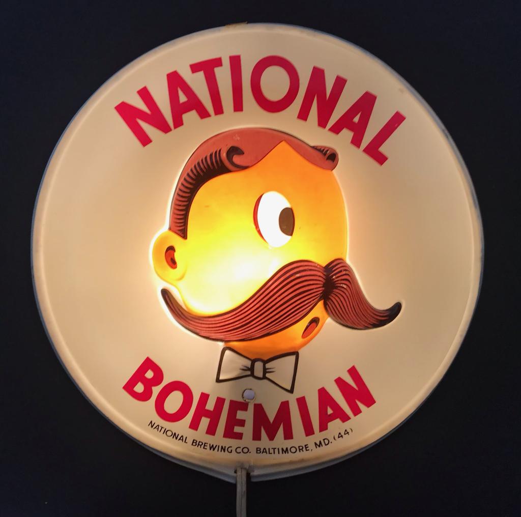 NATIONAL BOHEMIAN LIGHT-UP SIGN (1 of 2)