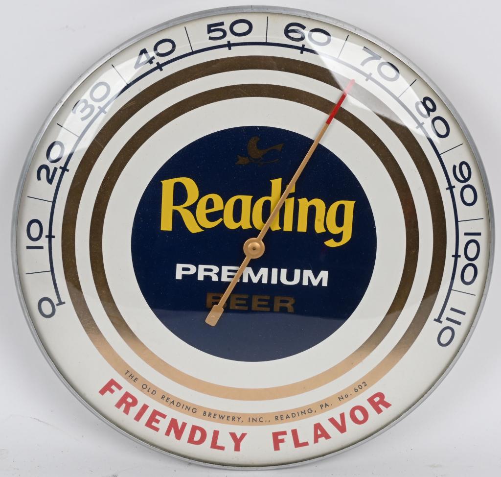 READING PREMIUM BEER BUBBLE THERMOMETER (1 of 3)
