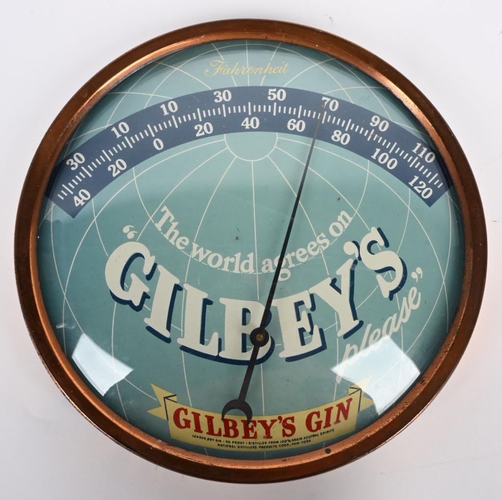 GILBEY'S GIN BUBBLE THERMOMETER (1 of 2)