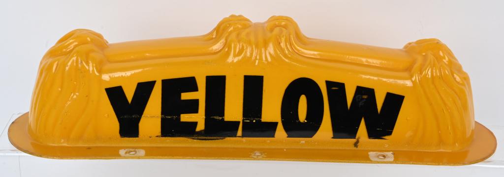 VINTAGE YELLOW CAN ROOF TOPPER (1 of 2)
