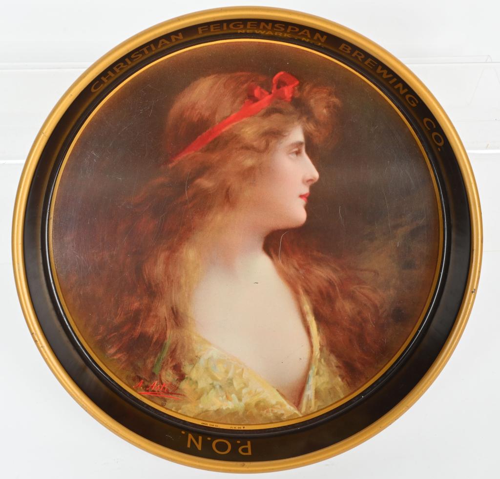 CHRISTIAN FEIGENSPAN BREWING CO BEER TRAY (1 of 4)