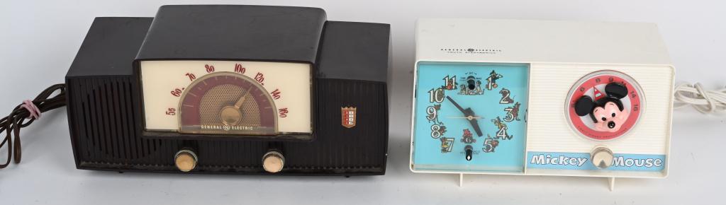 2- VINTAGE GE RADIOS, MICKEY MOUSE & MORE (1 of 3)
