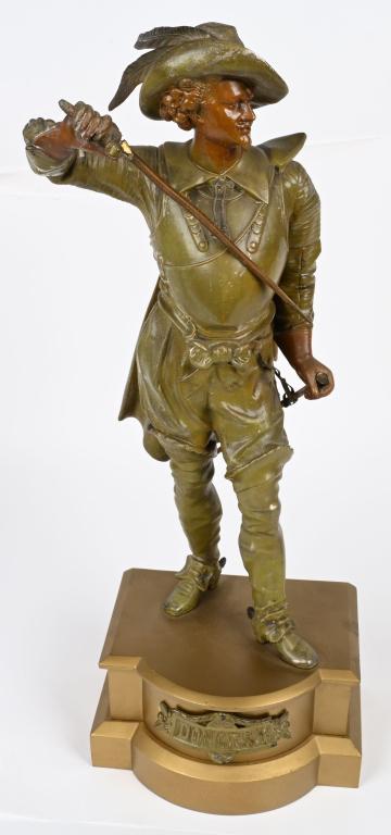 DON CAESAR SPELTER STATUETTE (1 of 4)