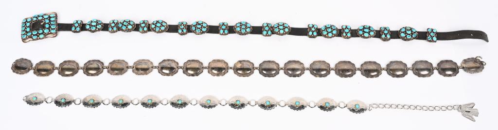 SOUTHWEST SILVER & TURQUOISE BELT & MORE (1 of 7)
